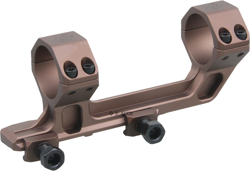 Vector Optics 30mm 1-Piece Extended Picatinny AR Mount Coyote FDE 20MOA